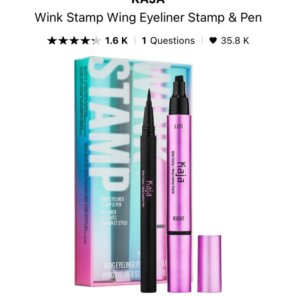 2/$15 Kaja Wink Stamp Wing Eyeliner Set